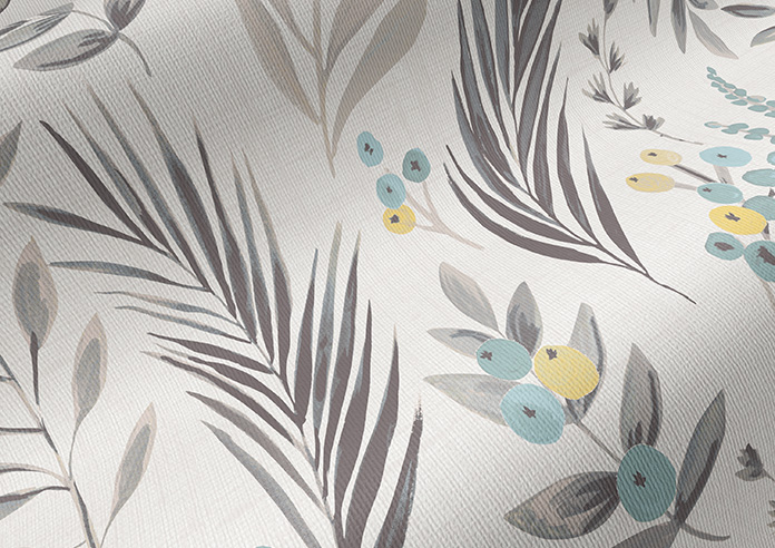 Folk Floral, Blue Skies - Roller Blind - Image 4